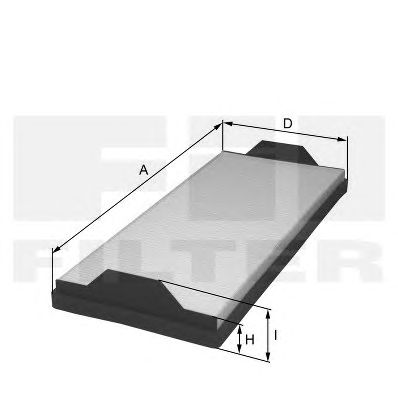 FIL FILTER hc7118 -  Фильтр воздуха в салоне